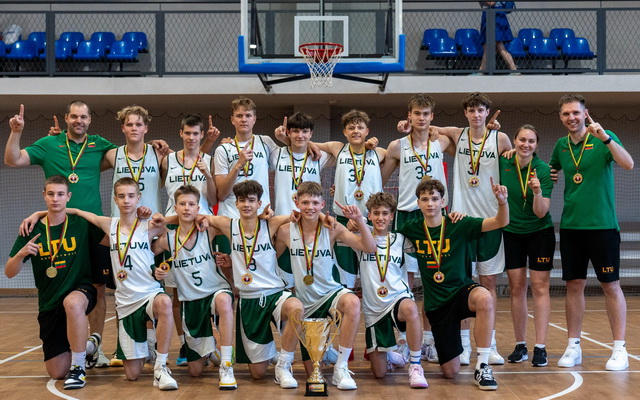 Kaune vykusiame U14 Baltijos taurės turnyre triumfavo Lietuvos vaikinai ir Latvijos merginos