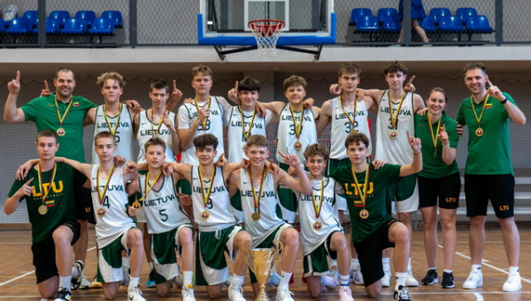 Kaune vykusiame U14 Baltijos taurės turnyre triumfavo Lietuvos vaikinai ir Latvijos merginos