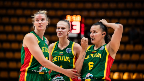 Lietuvos moterų rinktinė pergale startavo Europos čempionate