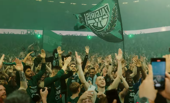 Išvyskite: „Žalgiris“ dėkoja sirgaliams už palaikymą šį sezoną (VIDEO)