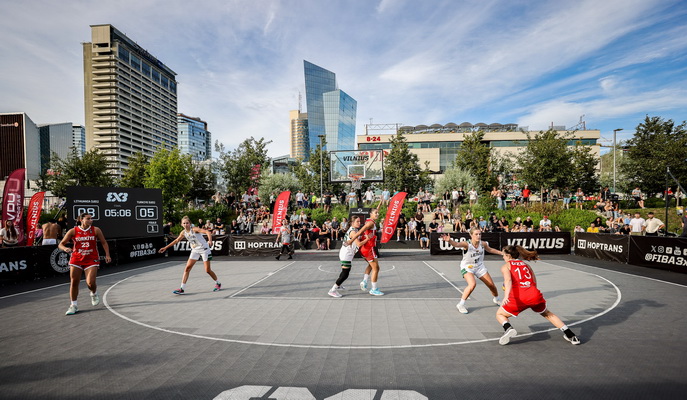3x3 krepšinio maratonas sostinėje tęsiasi – U23 rinktinės užbaigs pasirodymą Tautų lygoje
