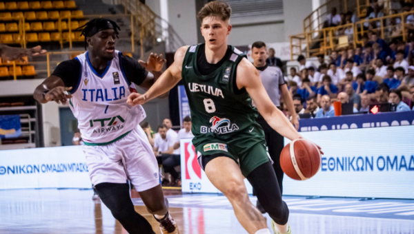 Lietuvos 20-mečių rinktinė krito Europos čempionato finale