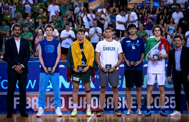 M. Juzėnas - geriausių Europos čempionato žaidėjų penkete
