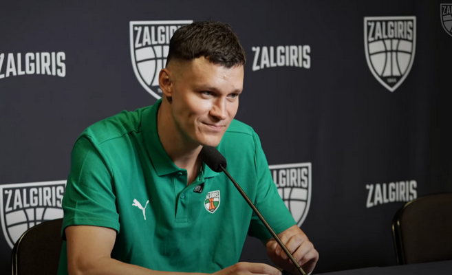 Prie „Žalgirio“ prisijungęs Ž. Janavičius: „Mano pagrindinis tikslas – dirbti ir dirbti gerai“