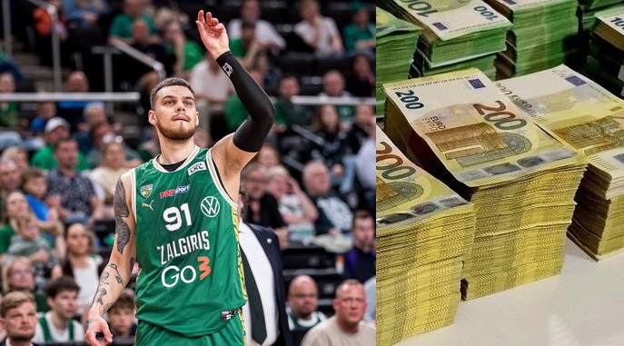 Netikėta suma: aišku, kiek pinigų kitą sezoną „Žalgiryje“ susižers D. Sirvydis