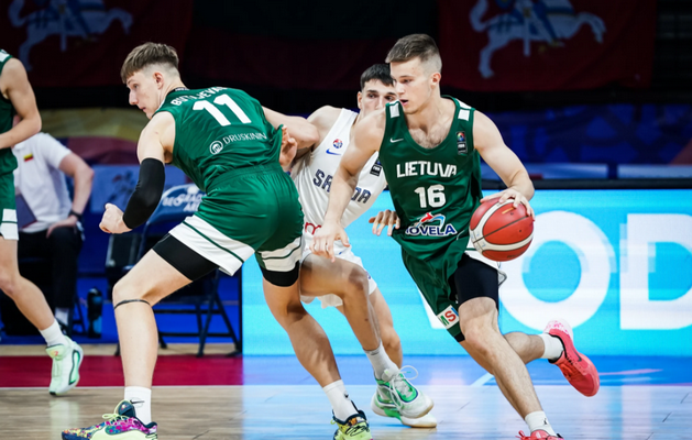Lietuvaičiai joja toliau: Lietuvos 18-mečių vaikinų rinktinė įveikė Serbiją