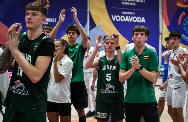 Lietuvos 18-mečių rinktinė Europos čempionate užėmė devintą vietą