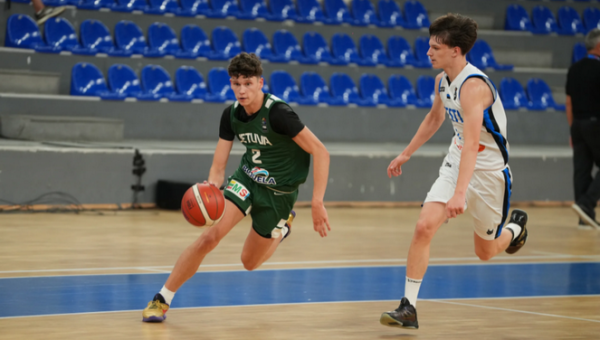 Europos čempionatą T. Tarasevičiaus auklėtiniai pradėjo pergale prieš estus