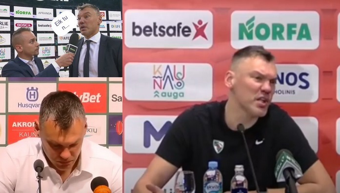 Prisiminkite, kaip Š. Jasikevičius auklėjo žurnalistus (VIDEO)