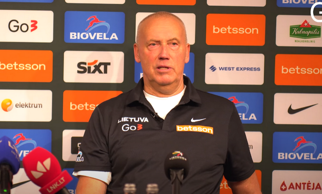 R. Kurtinaitis: „Neturiu nė vieno priekaišto žaidėjams“ (VIDEO)