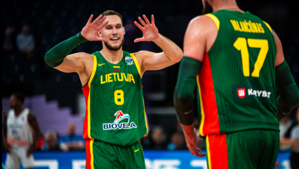 Lietuva pergalingai pradėjo Europos čempionatą: nugalėjo britus