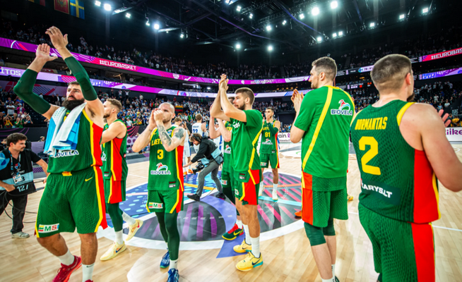 Europos čempionato reitinge Lietuvos rinktinė prarado pozicijas