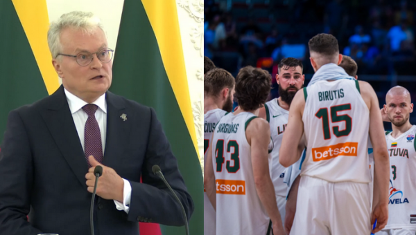 G. Nausėda: „Ačiū Lietuvos rinktinei ir ačiū Kurtinaičiui subūrusiam tokią ją!“