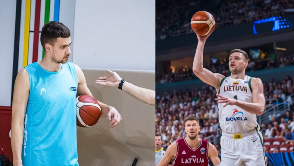 M. Blaževičius poruojamas su „Žalgirio“ ekipa