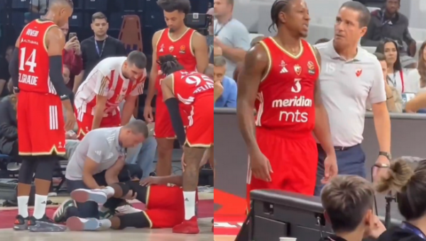 „Crvena Zvezda“ gynėjas patyrė traumą (VIDEO)