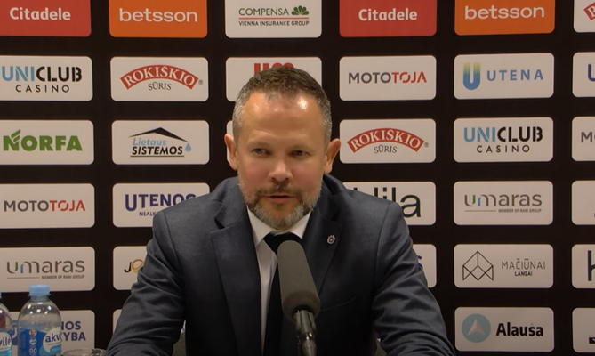 G. Žibėnas: „Utenoje visuomet laimėti yra sunku“ (VIDEO)