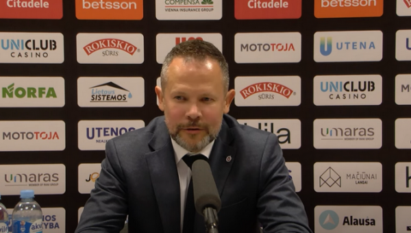 G. Žibėnas: „Utenoje visuomet laimėti yra sunku“ (VIDEO)
