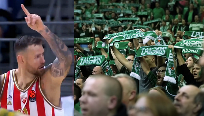 „Žalgirio“ fanai apie D. Motiejūną: „Buvo šlykštu žiūrėti“