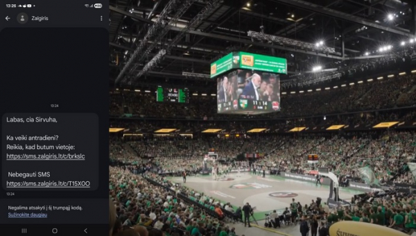 „Žalgiris“ kreipėsi į sirgalius: ramino fanus dėl neaiškios žinutės