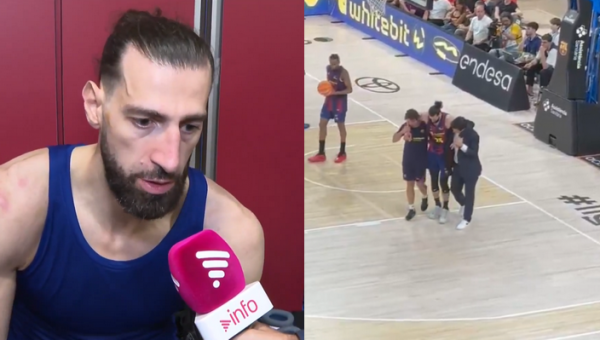 Ispanijos čempionato rungtynėse T. Shengelia patyrė traumą