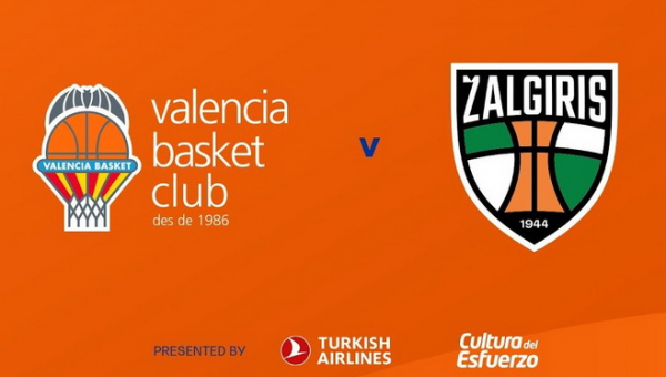 Eurolygos rungtynės Kaune: „Žalgiris“ - „Valencia“ (GYVAI) 