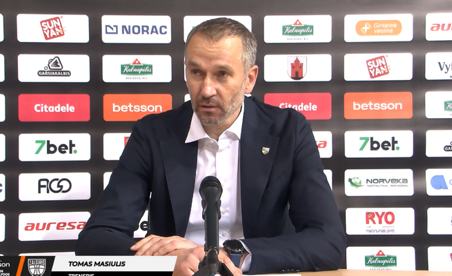 T. Masiulis: „Pačioje pabaigoje šiek tiek leidome per lengvai jiems sugrįžti“