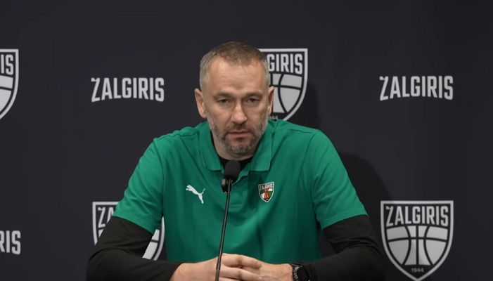 T. Masiulis: apie žalgiriečių sveikatos būklę ir laukiantį „Maccabi“ iššūkį (VIDEO)