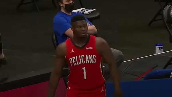 Z. Williamsonas ir vėl iškrito iš rikiuotės