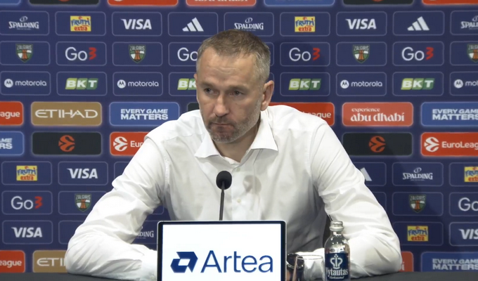 T. Masiulis po rungtynių su „Maccabi“: „Šiandien niekas neveikė“