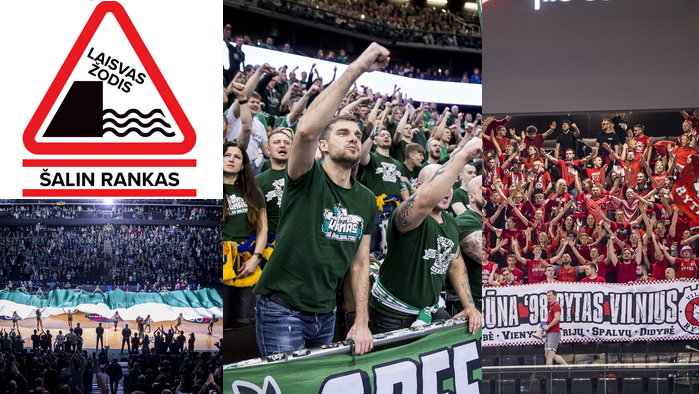 „Žalgirio“ ir „Ryto“ fanai prisijungė prie protesto