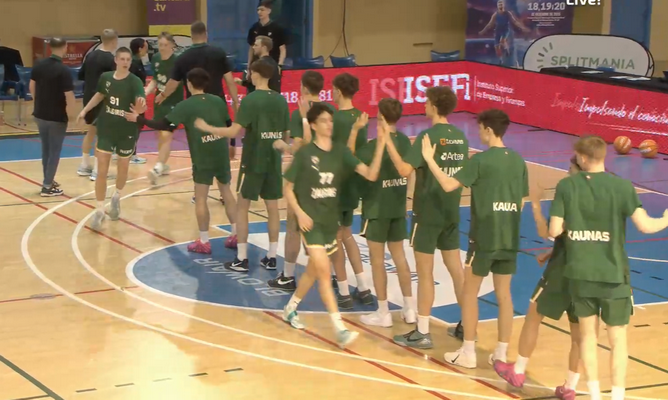 Jaunieji žalgiriečiai „Ciutat de L‘Hospitalet“ turnyre liko penkti