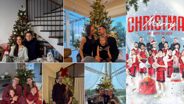 Išvyskite: Lietuvos krepšininkai sveikina sulaukus gražiausių metų švenčių (FOTO)