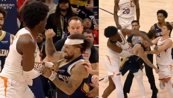 NBA suspendavo susimušusius J. Alvarado ir M. Williamsą