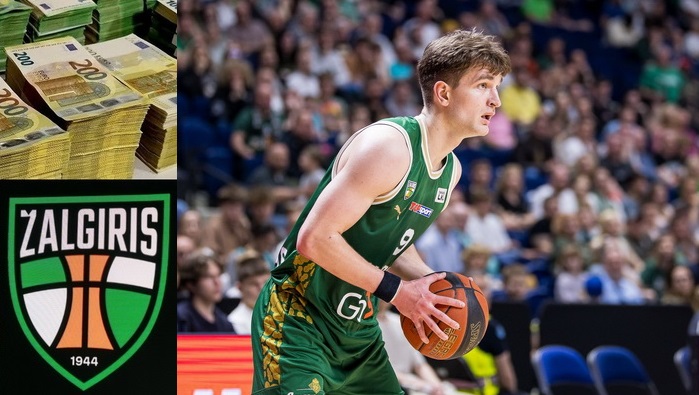 Suskaičiuota, kiek šį sezoną uždirbs „Žalgirio“ gynybos specialistas D. Giedraitis