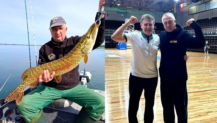 S. Krukis – laimikius gaudo ne tik vandenyje, bet ir krepšinio aikštelėje