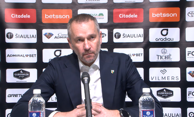 T. Masiulis: „Didžiausia pagarba „Šiauliams“ (VIDEO)