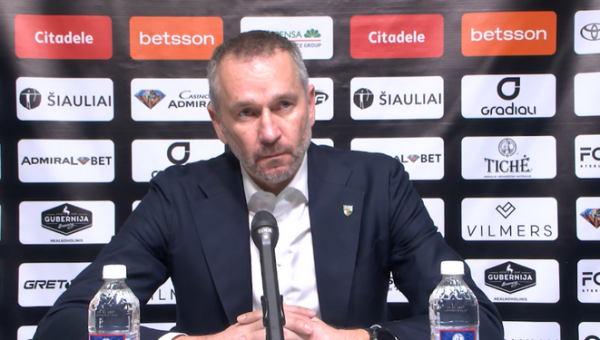 T. Masiulis: „Didžiausia pagarba „Šiauliams“ (VIDEO)