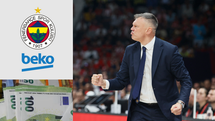 Suma atima žadą: skelbiama, kiek padidėjo Š. Jasikevičiaus atlyginimas „Fenerbahče“