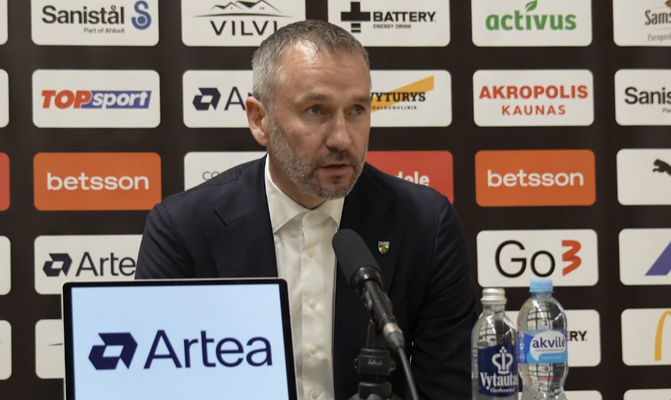 T. Masiulis apie neprametusį D. Slevą: „Jis visada žaidžia 100 proc.“