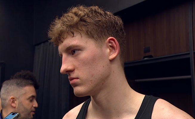 K. Jakučionis po karjeros mačo: „Privalau visada būti pasiruošęs“ (VIDEO)