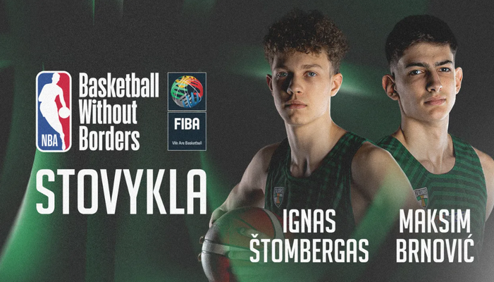 I. Štombergas ir M. Brnovičius dalyvaus elitinėje „Basketball Without Borders“ stovykloje