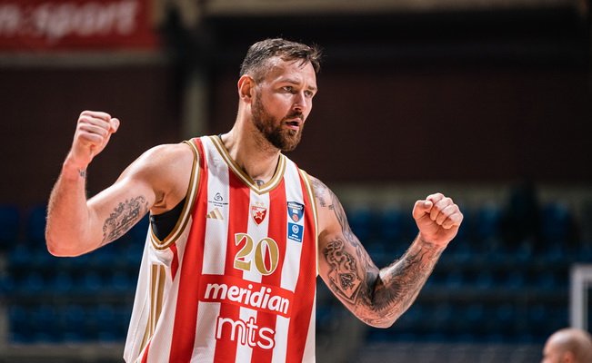 „Crvena Zvezda“ su produktyviu D. Motiejūnu krito Pirėjuje (Kiti rezultatai)