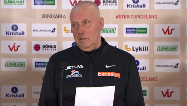 R. Kurtinaitis: „Neturiu jokių priekaištų žaidėjams“ (VIDEO)