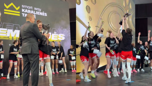 Karalienės taurė lieka sostinėje: „Kibirkštis-TOKS“ pranoko turnyro šeimininkes