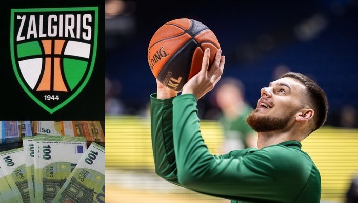 Sužinokite: „Žalgirio“ snaiperio D. Sirvydžio vertė mažesnė, nei uždirba Kaune