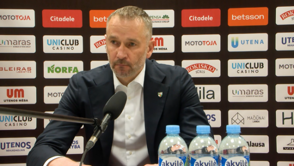T. Masiulis: „Džiugu, kad žaidėjai rodė charakterį“ (VIDEO)