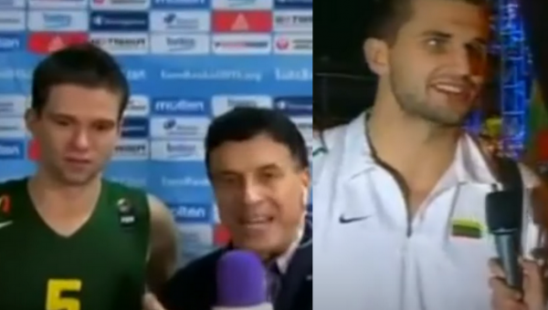 Juoko dozė: įsimintiniausi krepšininkų interviu (VIDEO)