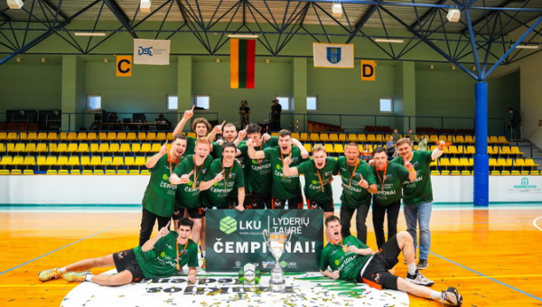 LCC Tarptautinis universitetas – LKU kredito unijų grupės Lyderių taurės čempionas