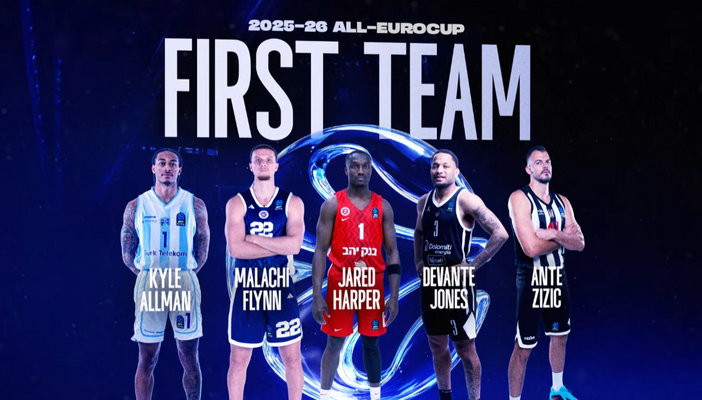 Europos taurės turnyre paskelbti geriausių žaidėjų simboliniai penketukai