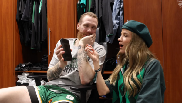 Rungtynių iššūkiai – ar L. Dragūnaitei pavyko nusifotografuoti su A. Saboniu?